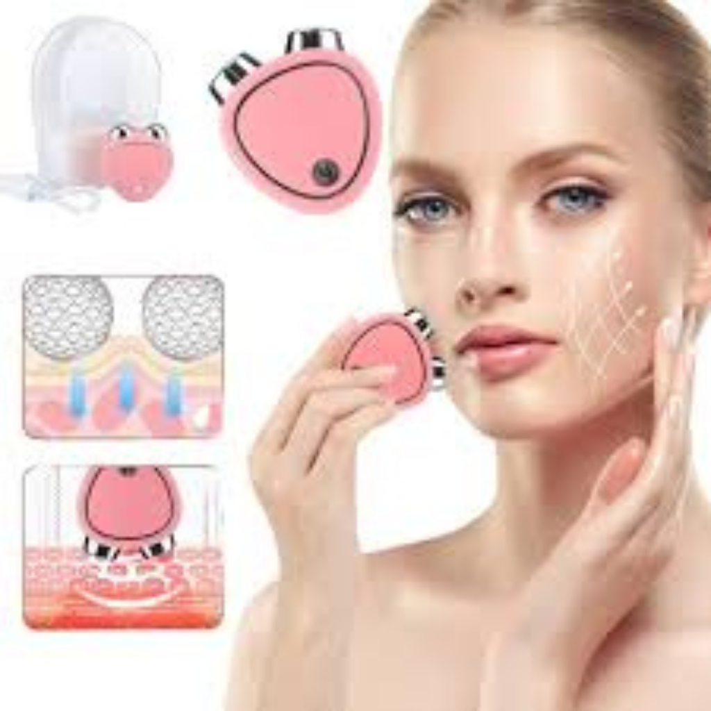 Masajeador Facial Eléctrico DermaVibe – Piel Firme y Radiante
