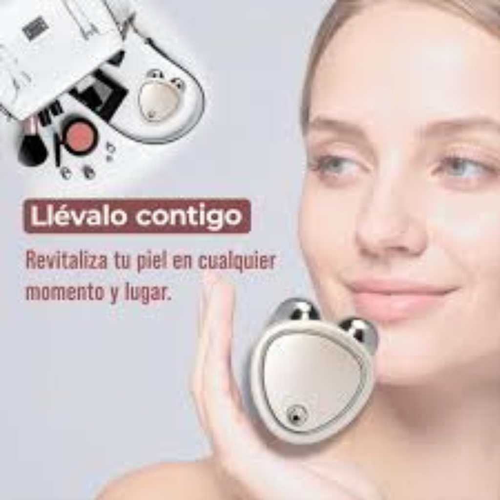 Masajeador Facial Eléctrico DermaVibe – Piel Firme y Radiante